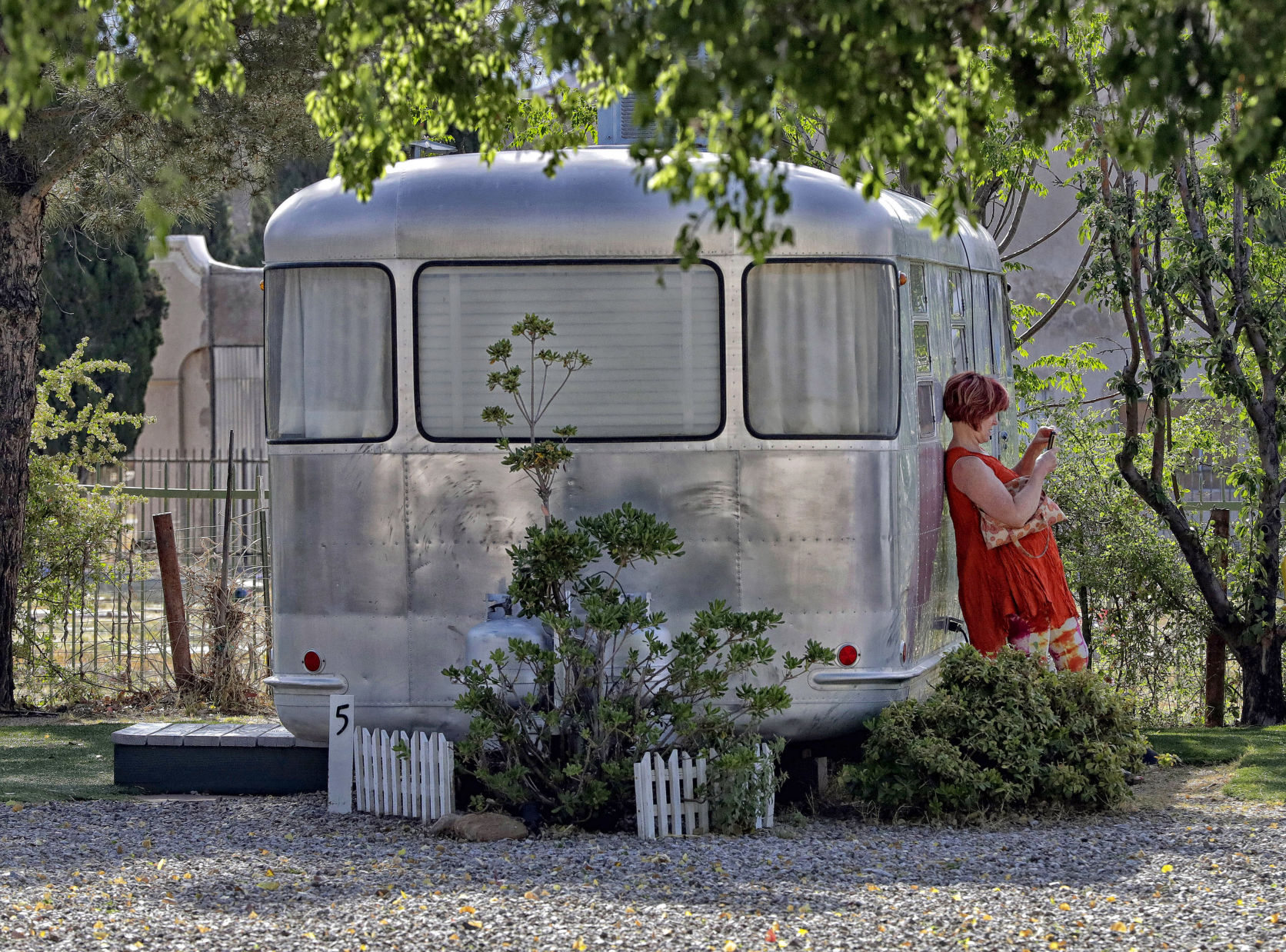 Vintage trailer court